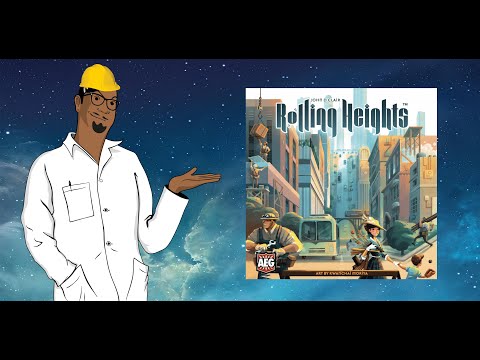 Pon esos meeples a trabajar en Rolling Heights de Alderac