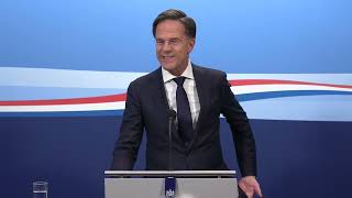 Integrale persconferentie van minister-president Rutte na de ministerraad van 4 november 2022