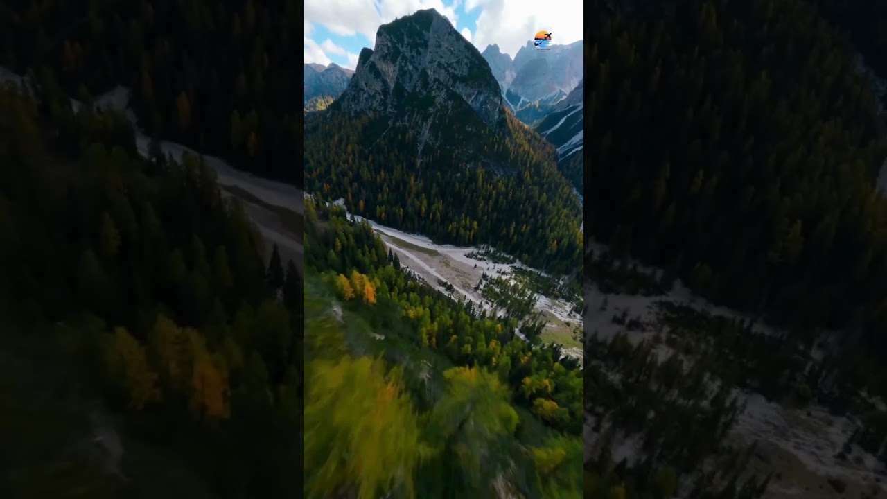 Drone Journey Through Mountains, Seascapes & Cascading Waterfalls 