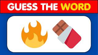 Can You Guess All 100 Words by Emoji? 🤯 | Emoji Word Challenge