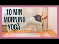 10 min Morning Yoga Stretch for Beginners - Energy Boost Yoga