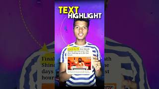 How to highlight text edit in capcut #shorts 🔥