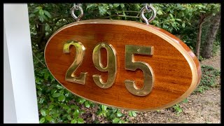 Make an Address Plaque