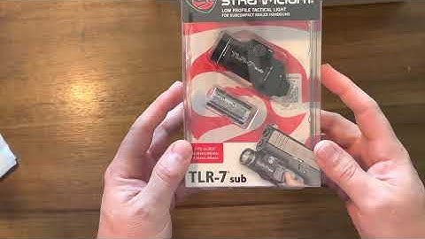 Streamlight TLR-7sub unboxing and Installation Tips