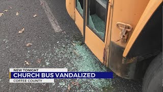 Coffee County church bus vandalized