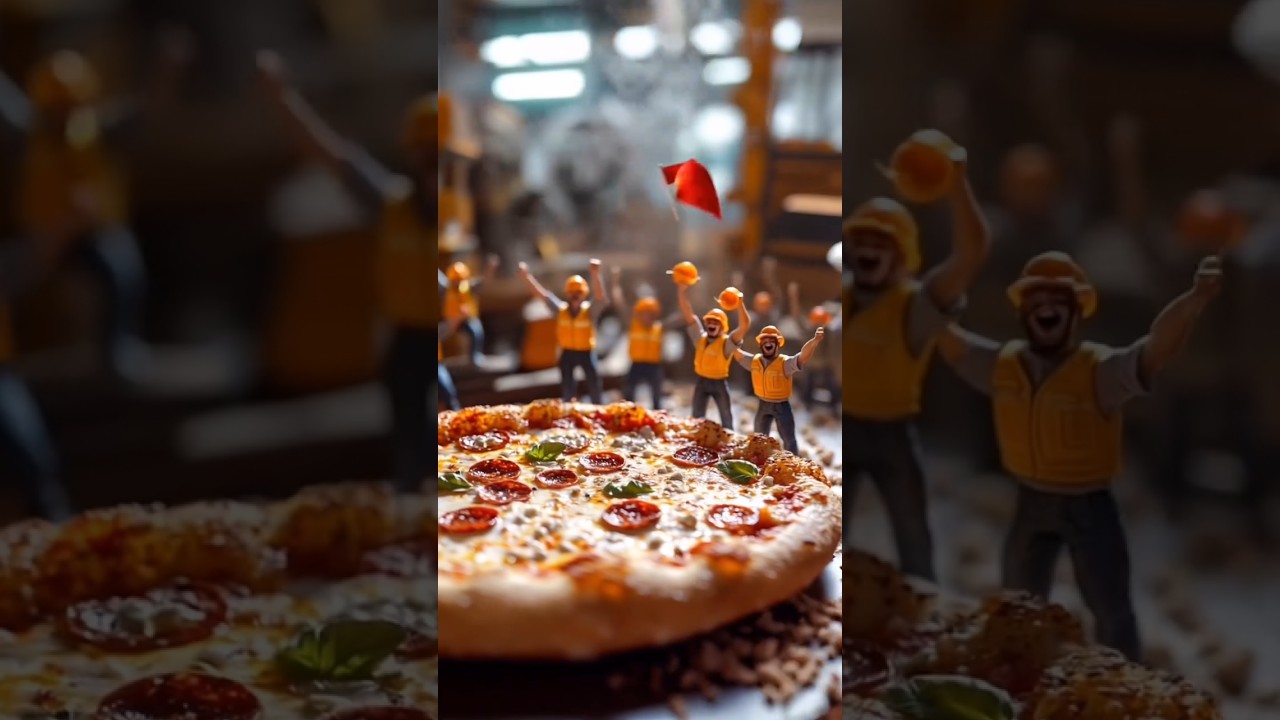 Miniature tiny cooking food ai generated shorts 