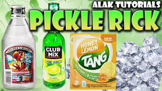 PICKLE RICK Gin MIX! Lime Juice + Melon Liqueur | Alak Tutorials 213