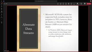 17. Steganography and Alternate Streams