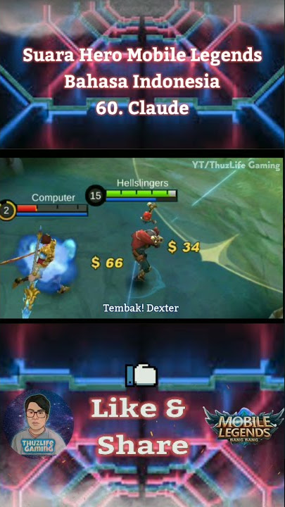 Suara Hero Claude Bahasa Indonesia | Mobile Legends #mobilelegendsid #shorts #mlbb