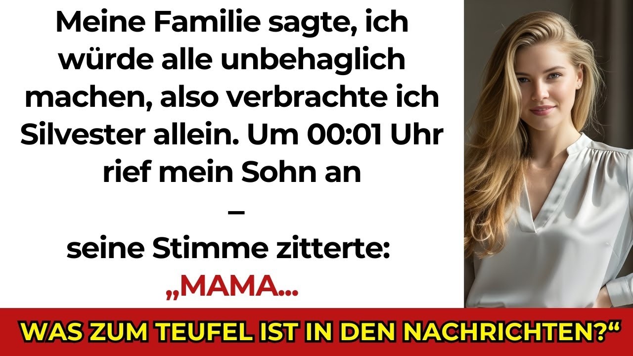 Meine Familie schloss mich an Neujahr aus — und dann erfuhr mein Sohn, dass ich über Nacht Milliardär geworden bin.