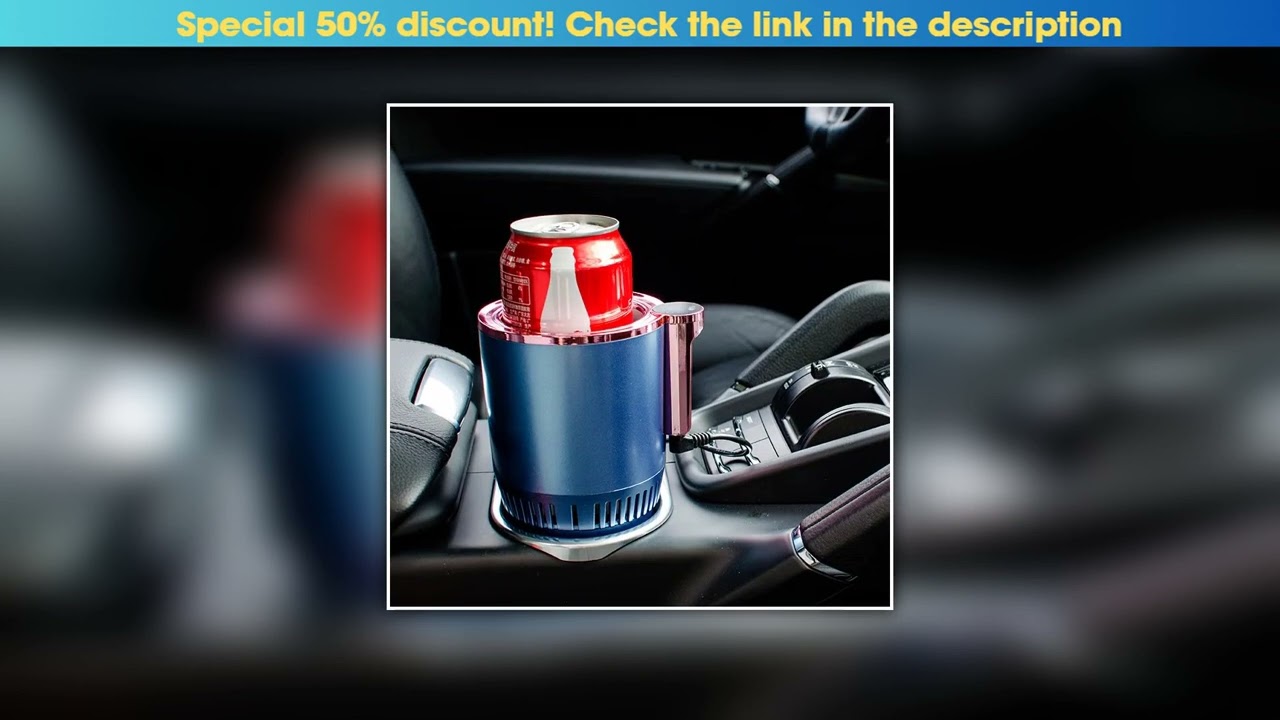 Today Only 12V Car Electric Heating Car Hot Cold Cup Smart Quick Cooling Cup Warm Milk Cup Car Heat