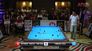 APC (Asia Pool Challenge) 2018 Manila - 2018-08-24 Efren Bata Reyes Challenge vs Yinan Chu