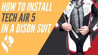 How to Install Tech Air 5 in a Bison Thor.2 Suit or Jacket