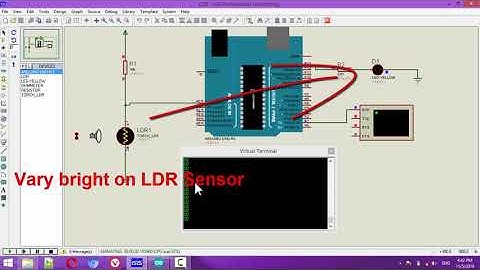 Arduino Demo - LDR Sensor Control LED