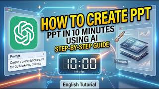 How to Create PPT in 10 Minutes using AI | Step-by-Step Guide 🚀