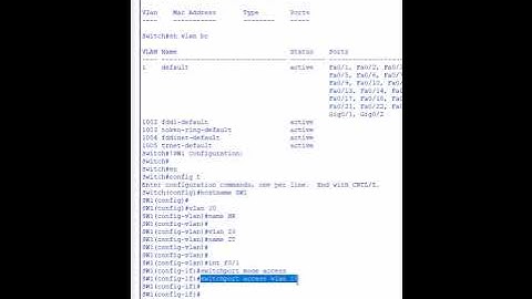 How to Check VLAN in CISCO Switch? | CCNA CISCO Packet Tracer