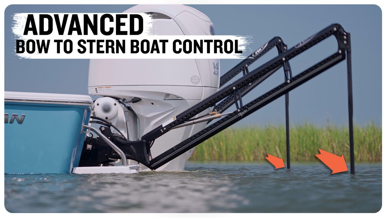 Garmin + Power Poles anchor integration: Advanced Bow to Stern boat control  