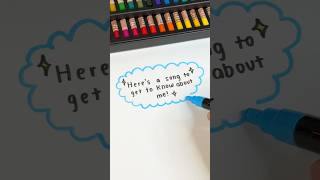 Here’s A Song To Get To Know About Me!✨ #art #shorts