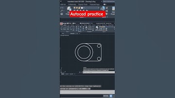 AutoCAD 2D Mechanical Drawing | Easy Practice Exercise for Beginners