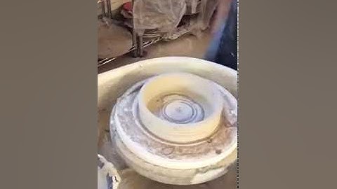 Grenades! And Putting the foot ring on...slab/thrown plate part 3......#pottersofperiscope