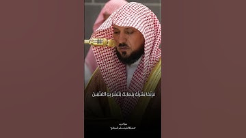 تلاوة فضيلة الشيخ د.ماهر المعيقلي من صلاة المغرب ٢٥ ذي الحجة ١٤٤٦ه‍. #ماهرالمعيقلي