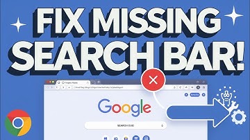 How to fix Google (Chrome) Search Bar Missing Problem In Desktop #google #chrome #viralvideo