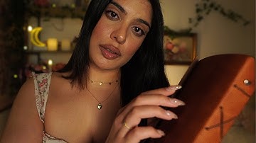 asmr for people who love tapping + whispering combo 🤎 soft & gentle