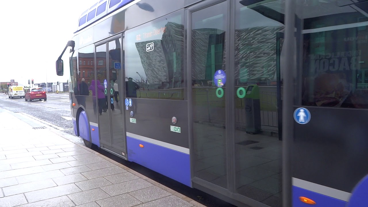 Belfast Glider G2 departing from Titanic YouTube