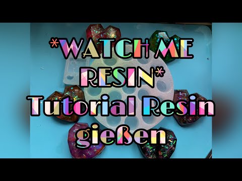 *WATCH ME RESIN * Tutorial Resin gießen und Test Alcohol Inks von AliExpress ❣️