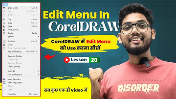 Complete Edit Menu Tutorial in CorelDRAW || Edit Menu All Option in CorelDRAW || CorelDRAW Tutorial