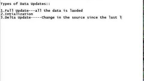 SAP BW modelling Video2