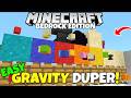 EASY Gravity Block Duplicator! Infinite Items! Minecraft Bedrock Edition MCPE Xbox PC PS5