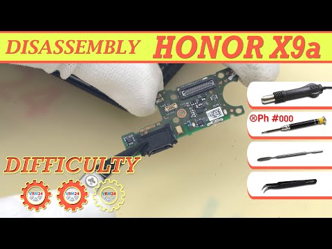 Видео: HONOR X9a RMO-NX1 Disassembly Take apart In detail