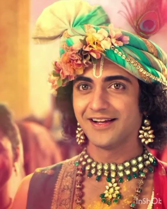 Radha krishna shorts on mohe rang do laal #youtube #shorts #radha #krishna  @Sumedhvmudgalkar