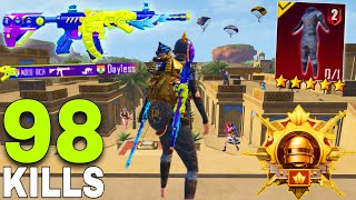 98 KILLS!🔥IN 3 MATCHES FASTEST GAMEPLAY w/ FULL s2 OUTFIT 😍 Pubg Mobile