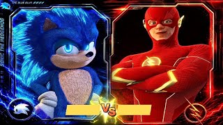 SONIC vs FLASH Speed Comparison | who would win in Pure Race?