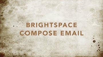 Brightspace Email