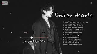 playlist Jungkook  Top 10 Broken Heart   Sad Love U0026 Emotional Playlist