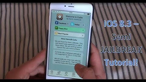 New Semi JAILBREAK - IOS 8.3 Tutorial!