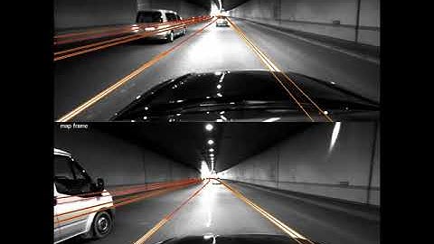 Atlatec video-based map-relative localization - tunnel sequence