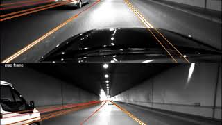 Atlatec video-based map-relative localization - tunnel sequence