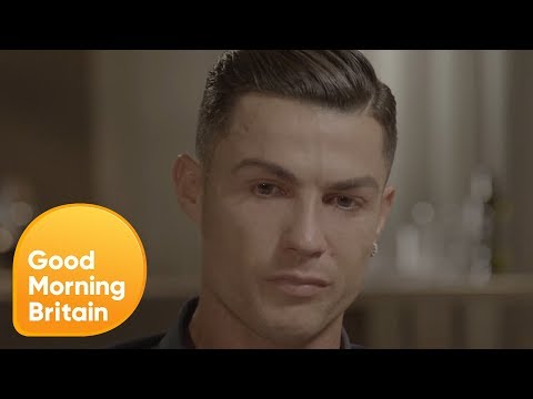 Cristiano Ronaldo Becomes Emotional On Seeing Footage of His Father | Good Morning Britain