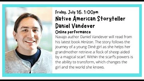 Daniel Vandever, Native American Storyteller and author of Herstory