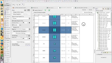 ARCHICAD - SCHEDULES - INTRODUCTION