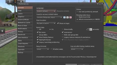 Moving the avatar in Firestorm