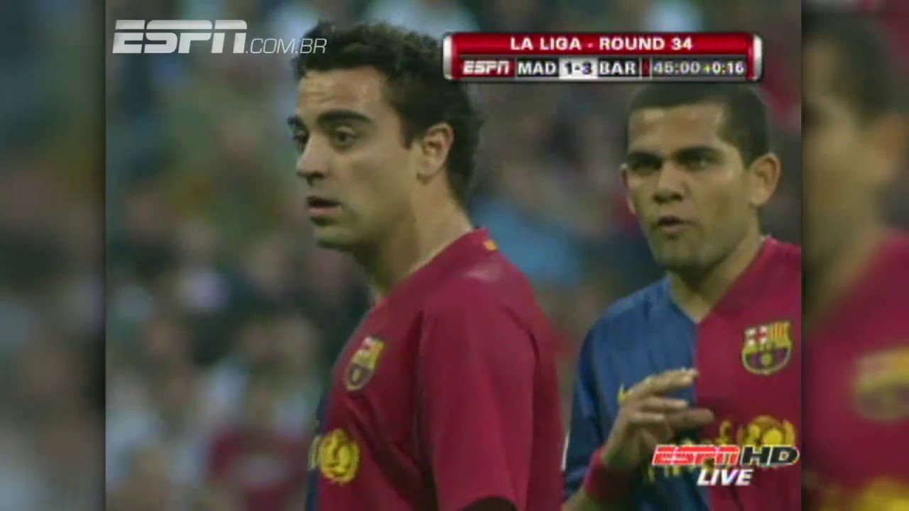 Real Madrid 2 x 6 Barcelona - Campeonato Espanhol 2008 ...