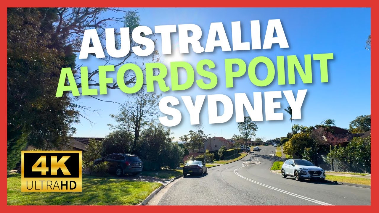 【4K Walk】Walking in Alfords Point in Sydney Australia 2024