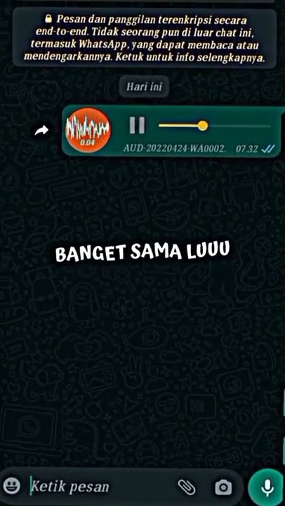 gw sayang sama lu