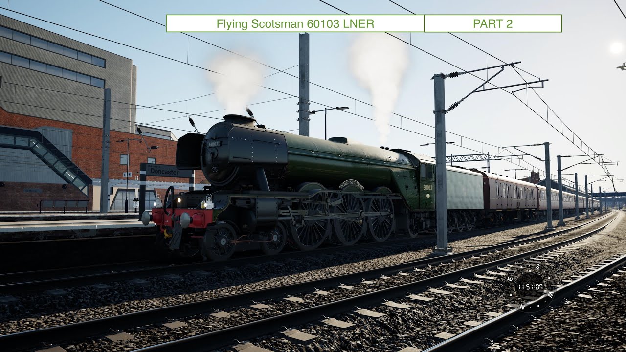 “LNER Flying Scotsman Full Run | Approaching Doncaster | TSW 6 Part 2”