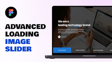 Advanced Image Slider with loading animation in Figma for hero sections. Figma Carousel Design